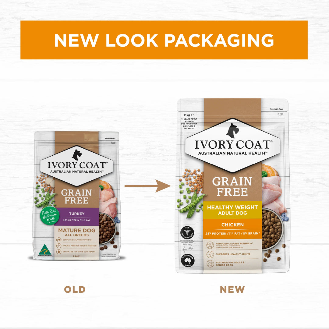 Ivory Coat Healthy Weight Adult Dog Food Grain Free Chicken 13kg